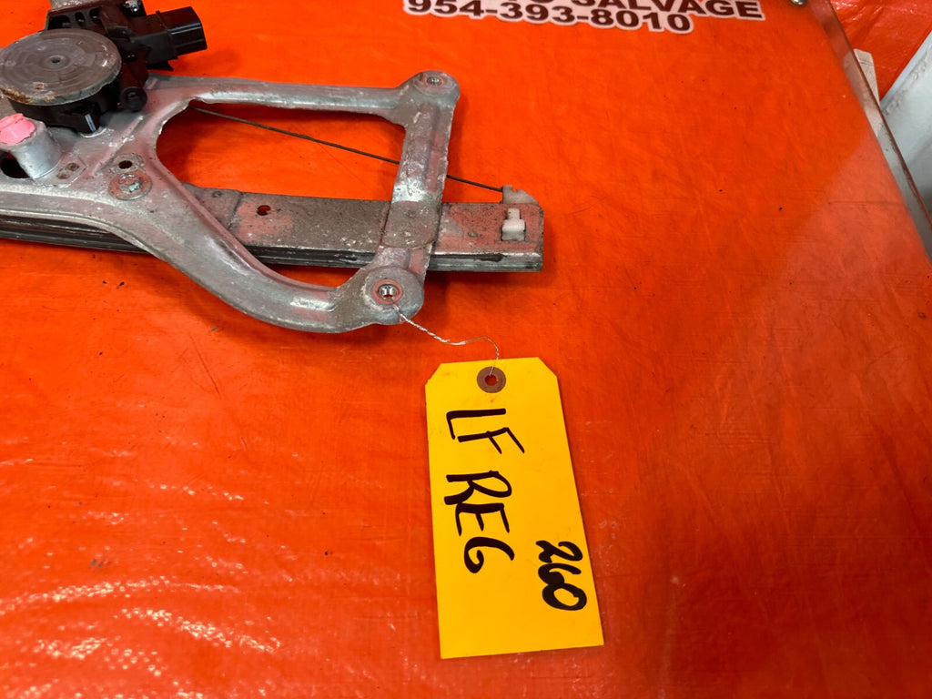 06 11 HONDA CIVIC SEDAN 4 DOOR   DRIVER LEFT FRONT   WINDOW REGULATOR   OEM #2604