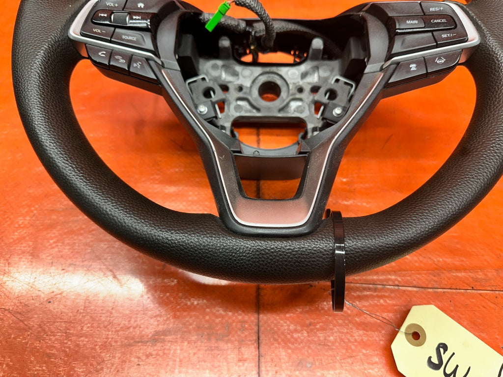 18-22 HONDA ACCORD LEATHER STEERING WHEEL ASSEMBLY W/ SWITCHES OEM #18ACC8