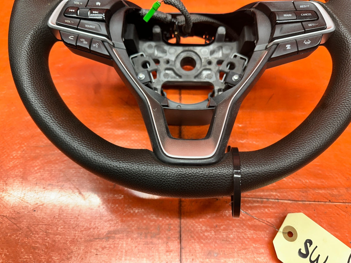 18-22 HONDA ACCORD LEATHER STEERING WHEEL ASSEMBLY W/ SWITCHES OEM #18ACC8