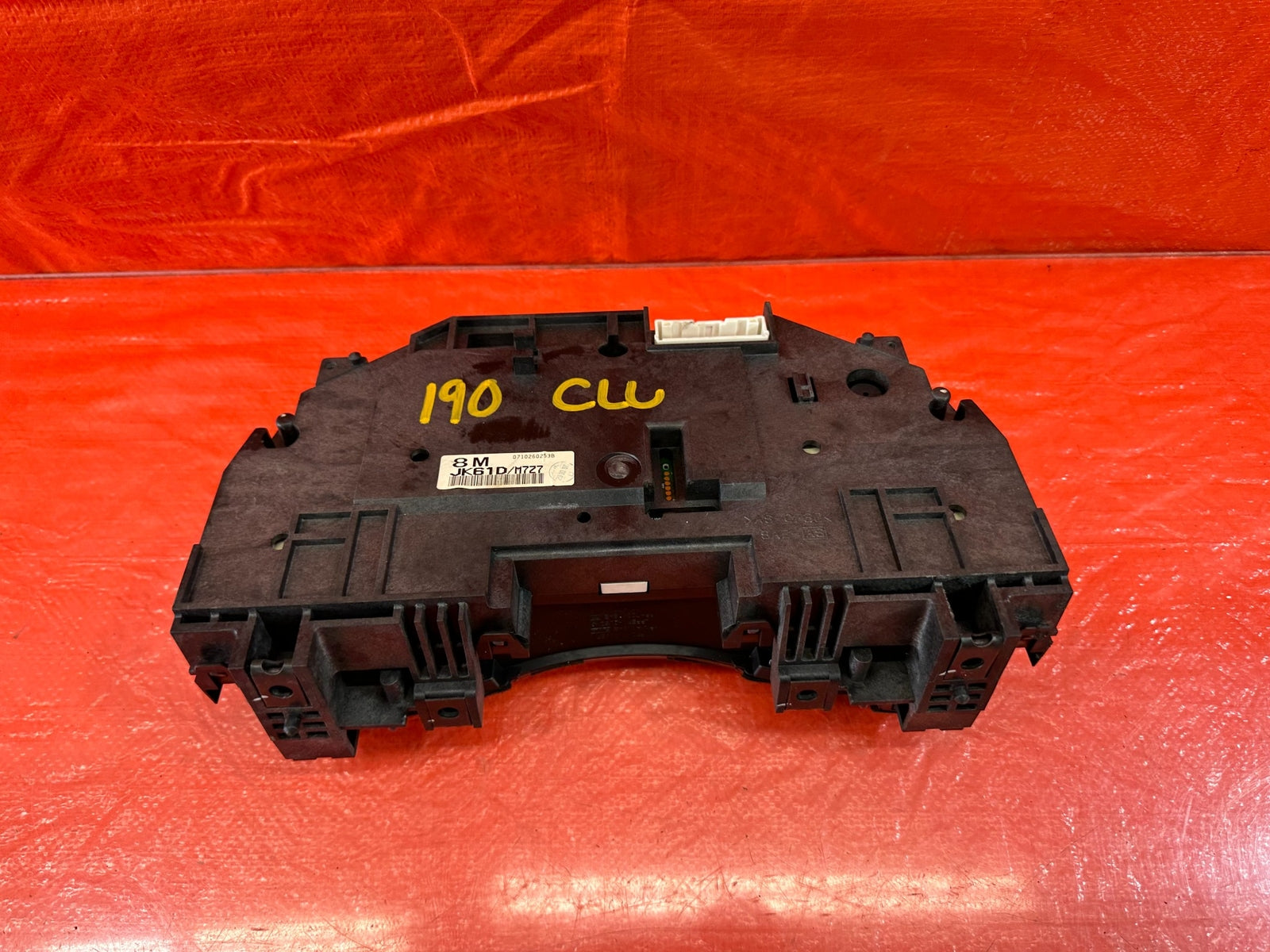 2008 INFINTI G37   AUTOMATIC   W/ NAVIGATION   INSTRUMENT GAUGE CLUSTER   258K8