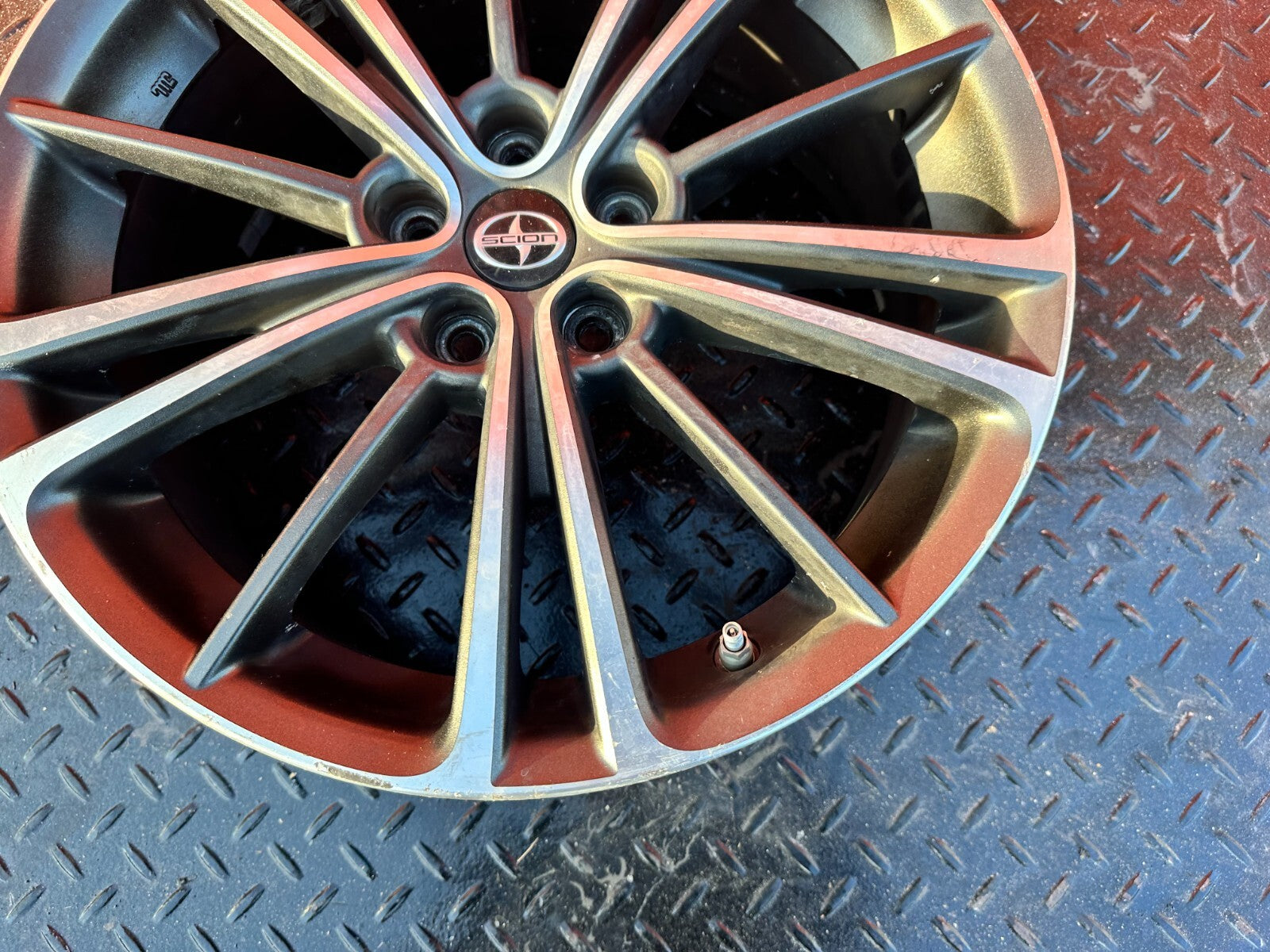 13 16 SCION FRS   15 SPOKE WHEEL RIM 17x7 5x100 +48   OEM FACTORY #293 23