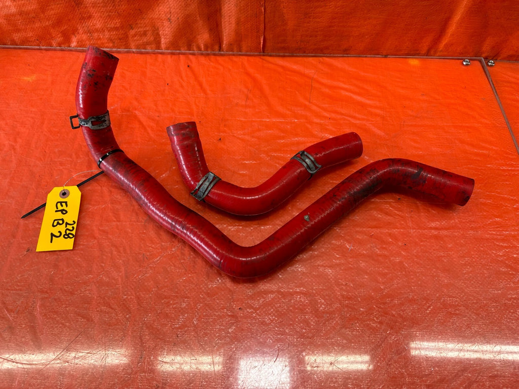 94 01 ACURA INTEGRA   RADIATOR HOSES   UNKNOWN BRAND   RED COLOR   #2280