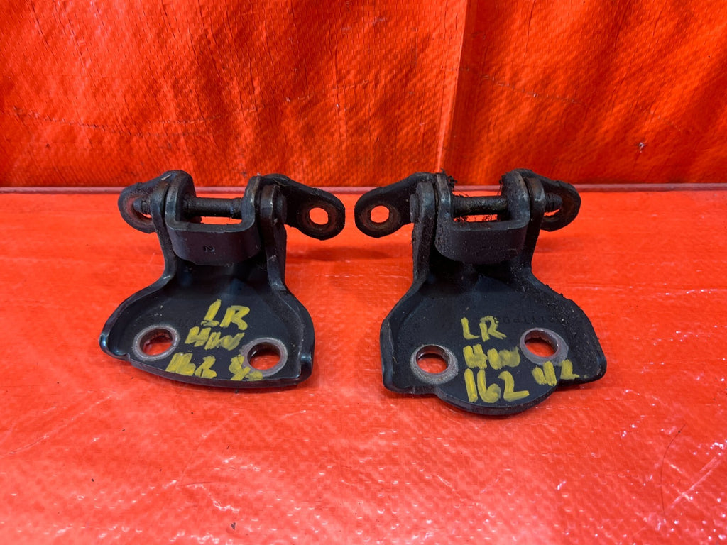 92 00 HONDA CIVIC SEDAN   DRIVER LEFT REAR   DOOR HINGE SET UPPER LOWER OEM #1624