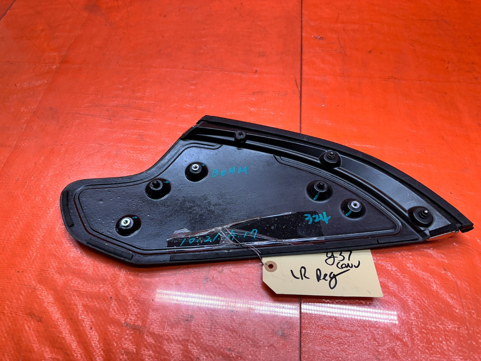 08 15 INFINITI G37 CONVERTIBLE   DRIVER LEFT PARCEL SHELF FLAP COVER   OEM    3