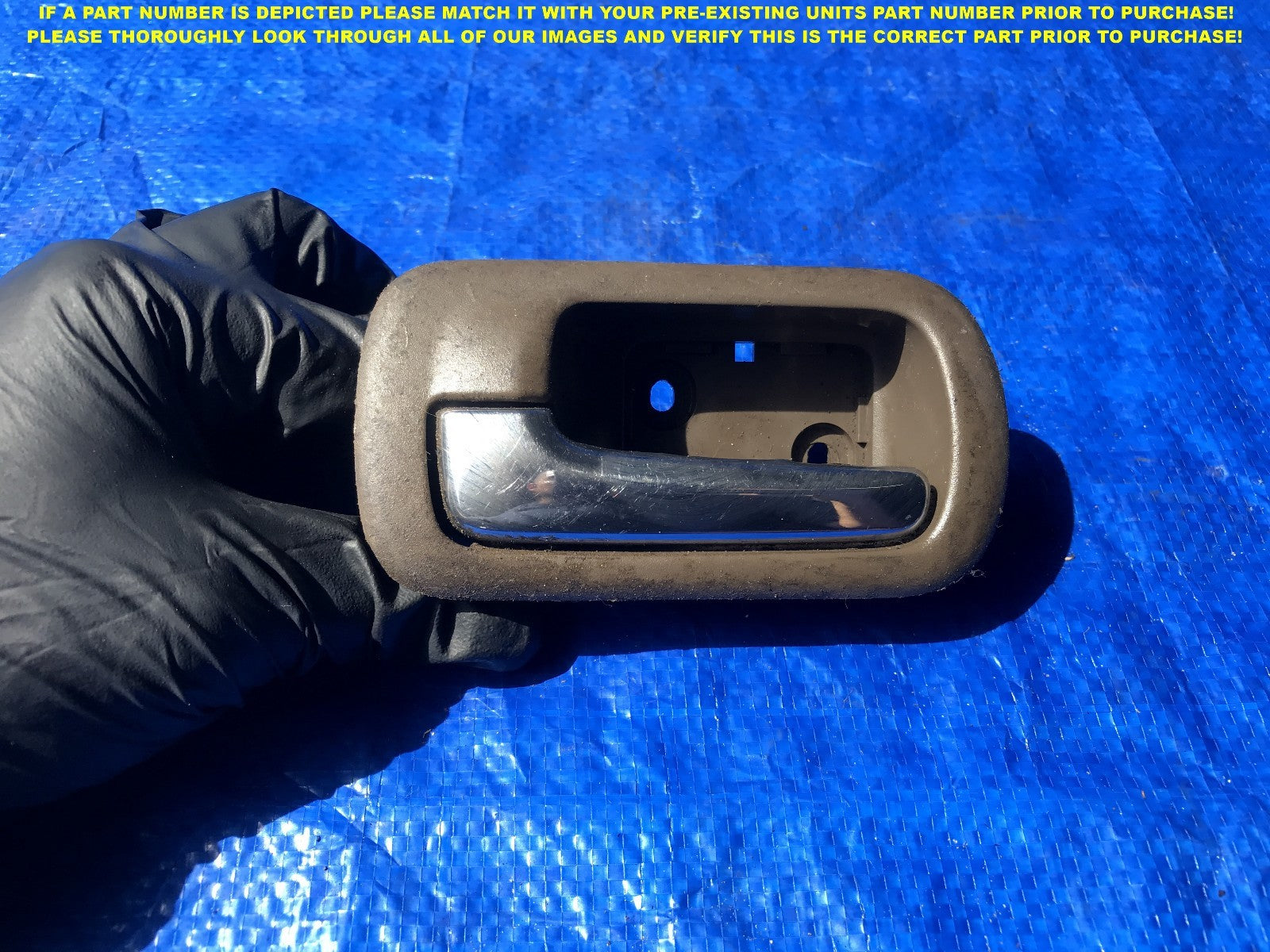 OEM 2001 2002 2003 HONDA CIVIC SEDAN DRIVER LEFT REAR INTERIOR DOOR HANDLE0