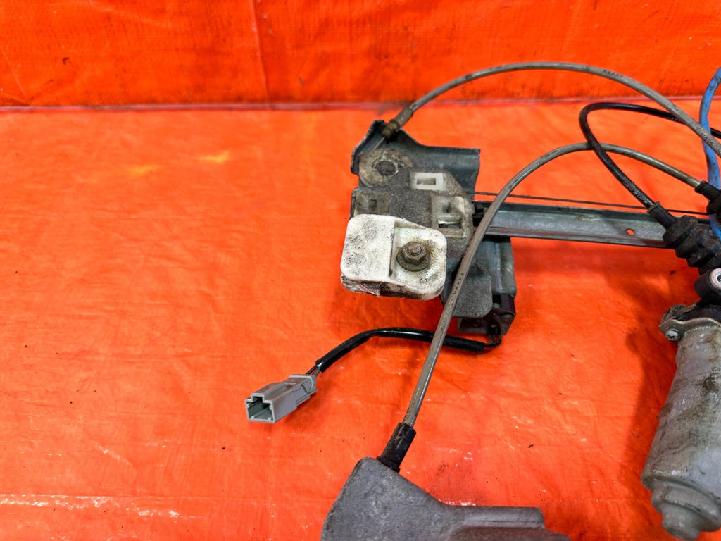 93 97 HONDA DEL SOL   REAR GLASS WINDSHIELD WINDOW REGULATOR W/ MOTOR   OEM #2946
