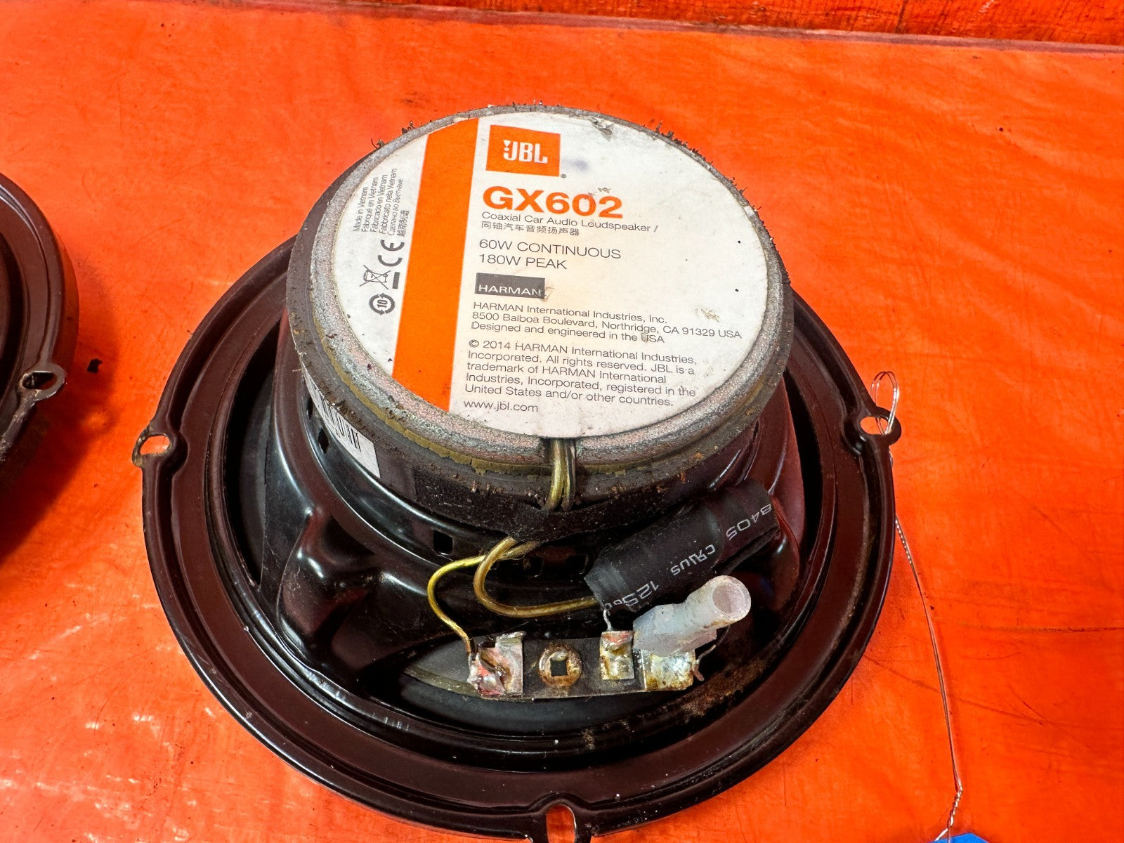 JBL GX602   LEFT AND RIGHT   SPEAKERS 3083