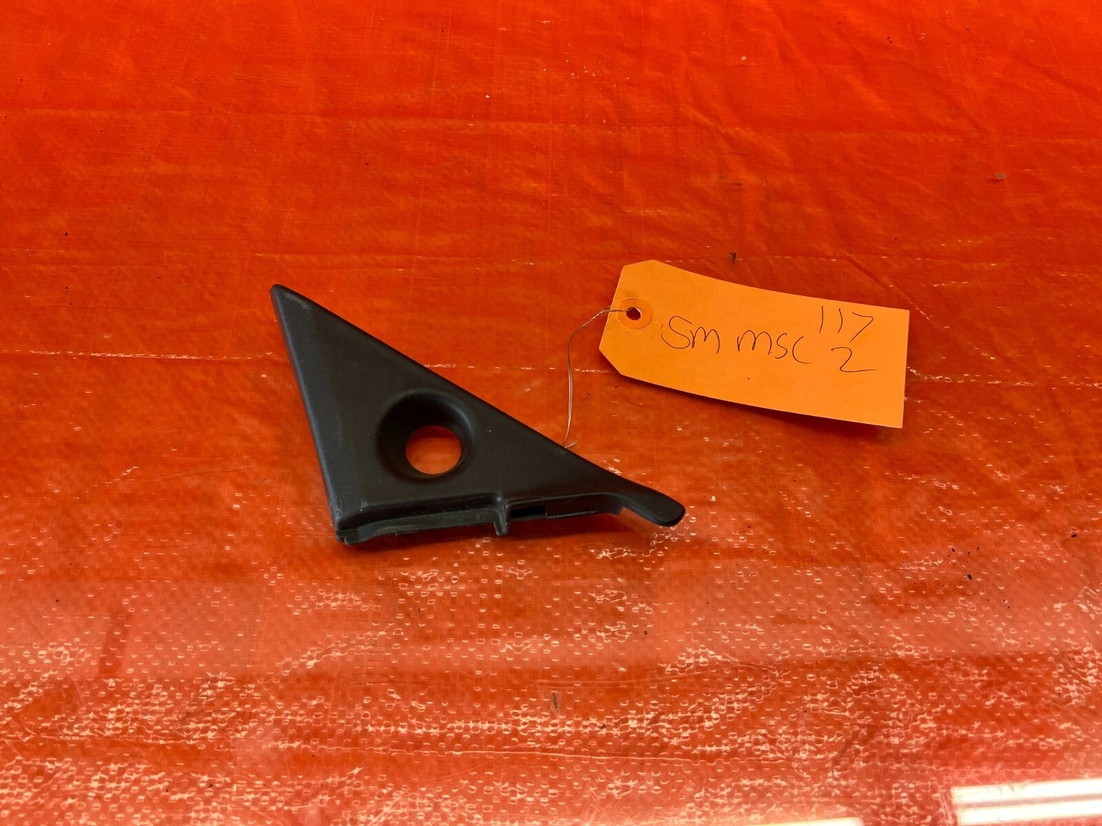 89 91 HONDA CIVIC HATCH INTERIOR MIRROR TRIM COVER PLASTIC GARNISH DRIVER LEFT0