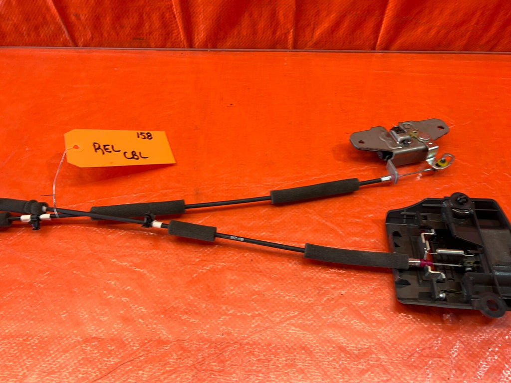 09 14 ACURA TSX   REAR SEAT LATCH CABLES / PULL HANDLE SET LEFT RIGHT OEM #1584