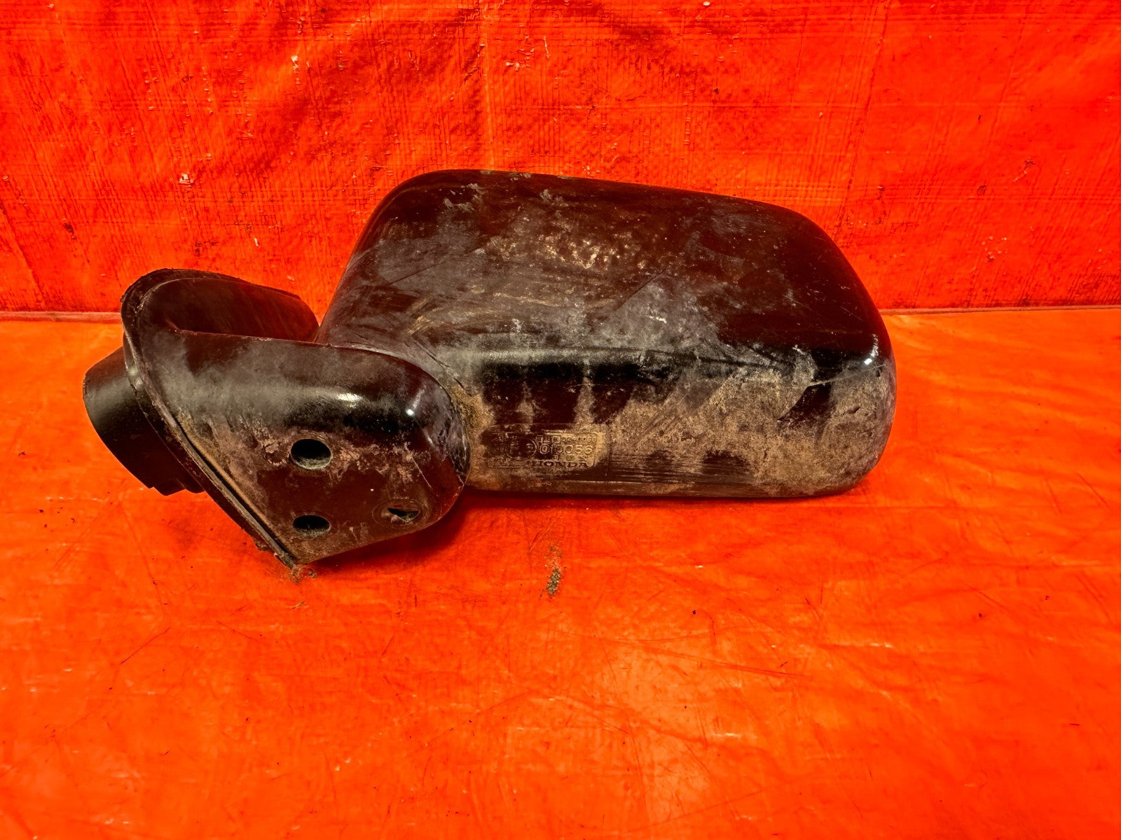 97 01 HONDA CR V EXTERIOR SIDE VIEW MIRROR   DRIVER LEFT SIDE BLACK OEM 3013