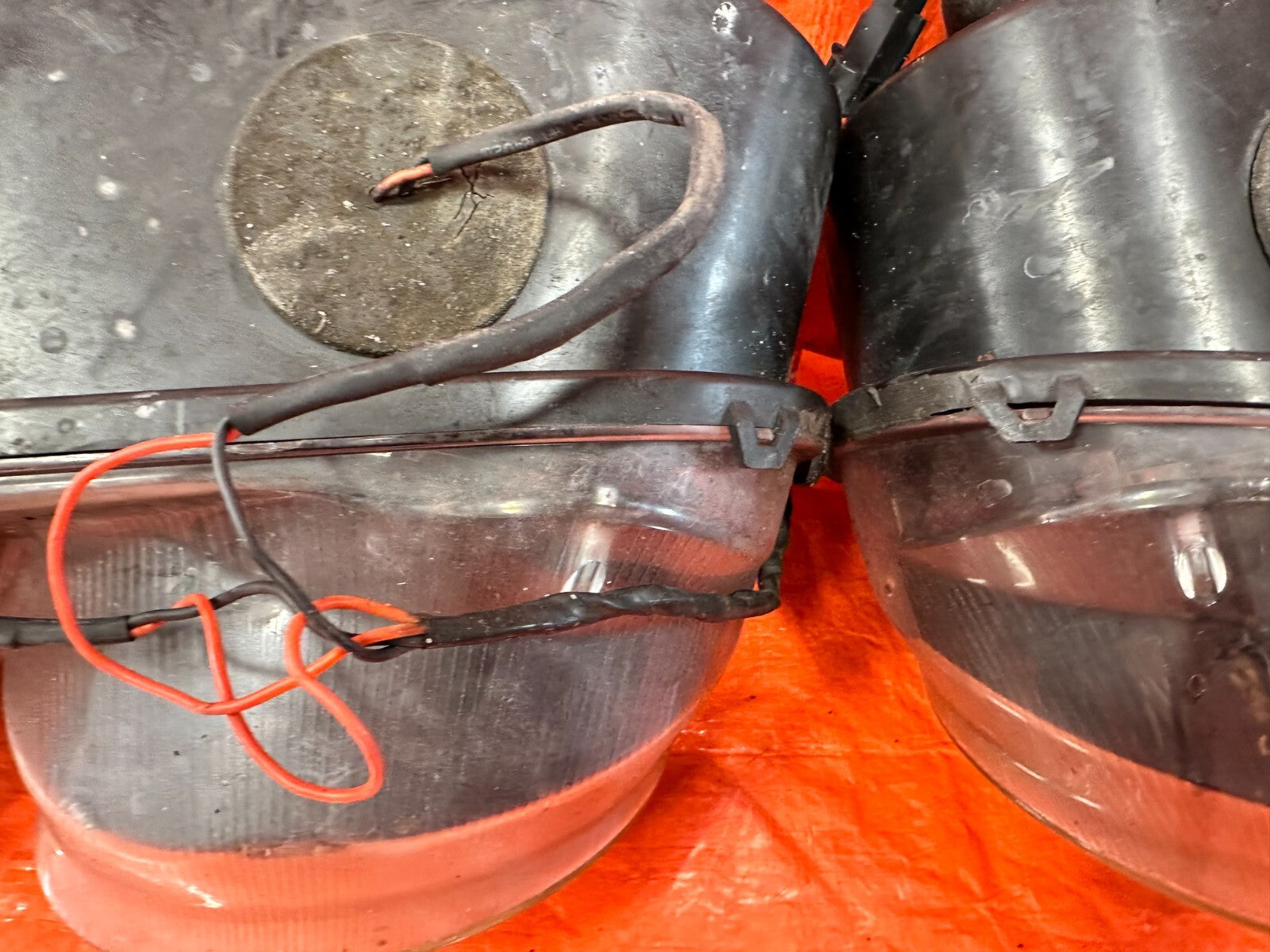 98 01 ACURA INTEGRA   AFTERMARKET ANGEL EYE HEADLIGHTS HEAD LAMPS LIGHTS #28115