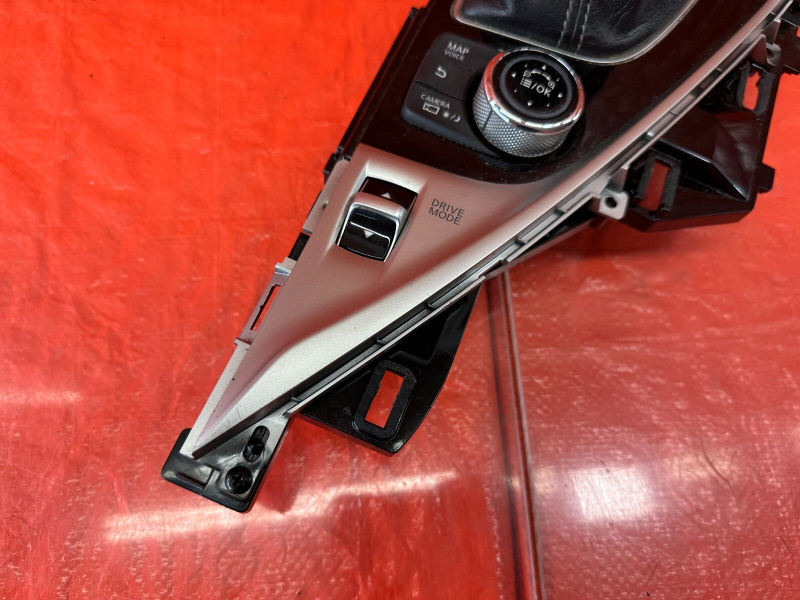 14 22 INFINITI Q50 CENTER SHIFTER CONSOLE W/ CONTROLS W/ NAVI & CAMERA OEM #2221