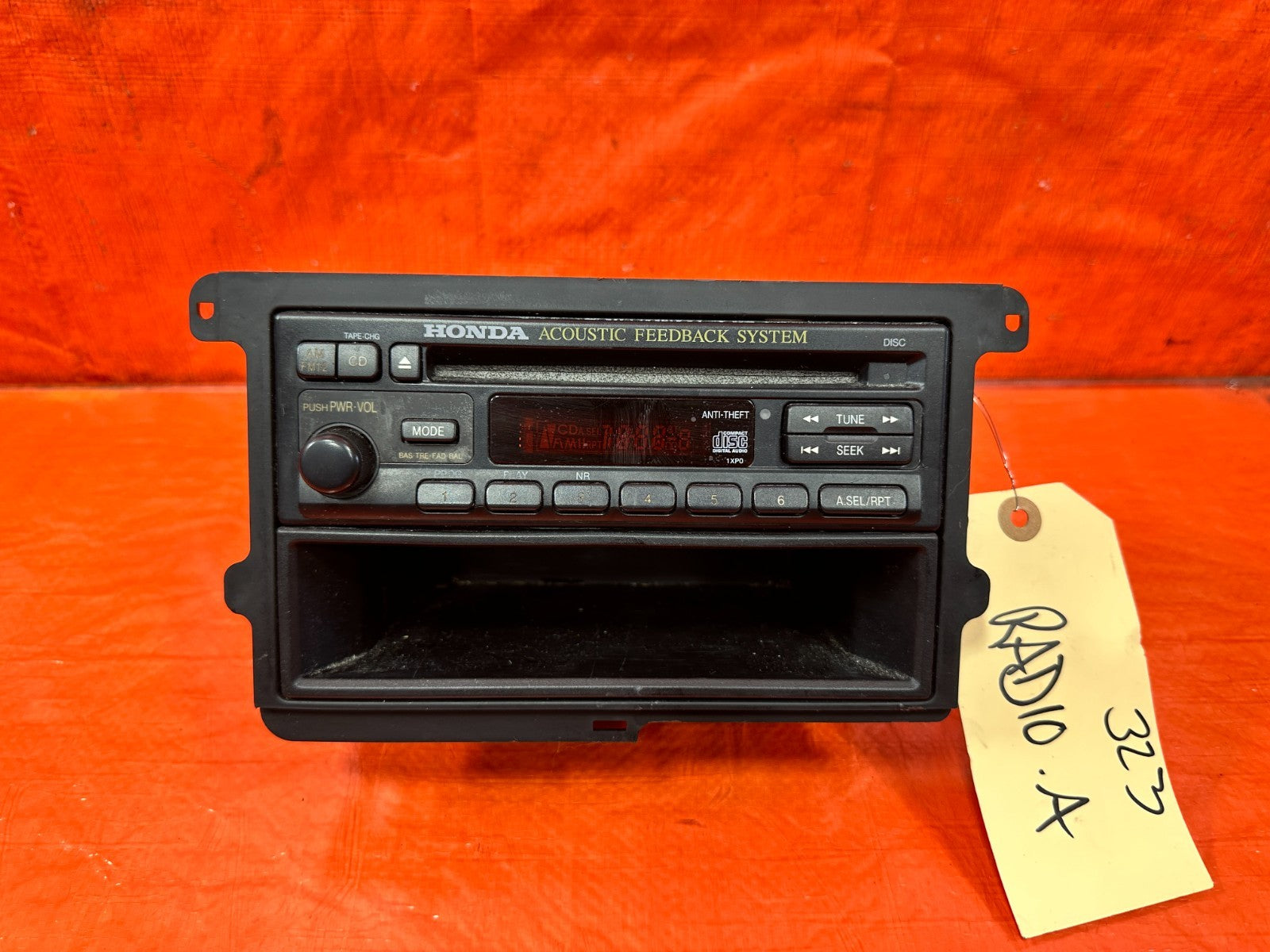 97 01 HONDA PRELUDE   AM FM RADIO STEREO CD PLAYER   OEM FACTORY #3230
