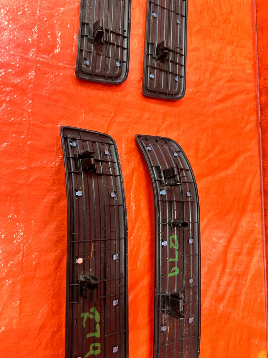 09 14 ACURA TSX   FLOOR PILLAR SCUFF PLATE SET LEFT RIGHT FRONT REAR   OEM #2798