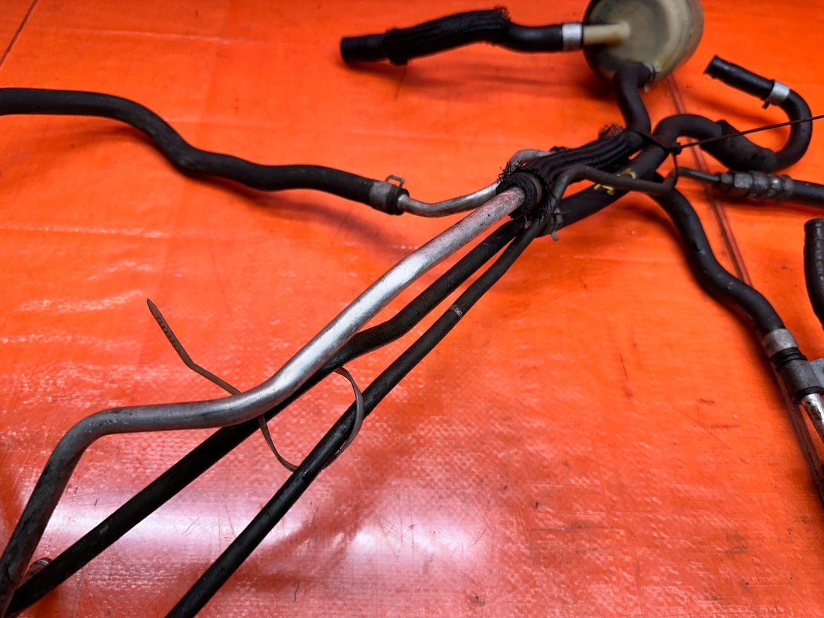 14-15 INFINITI Q50 3.7L AWD HIGH PRESSURE POWER STEERING RACK LINES W/ COOLER #37