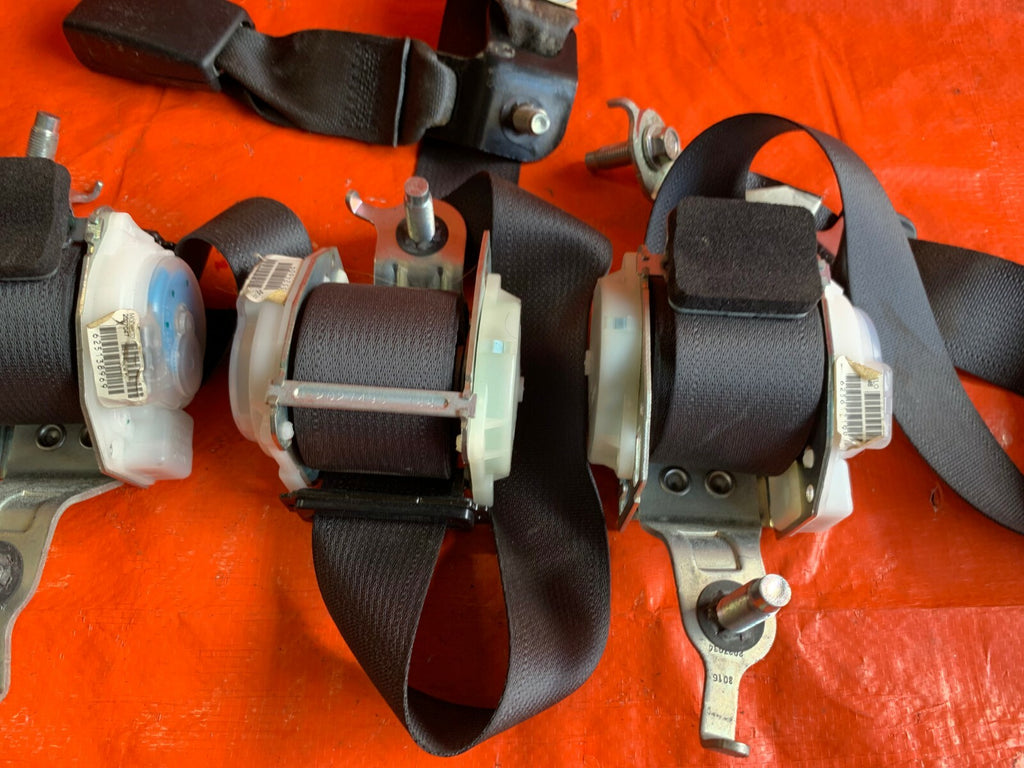 OEM 2007 07 HONDA CIVIC SI COUPE   REAR SEAT BELT SET LEFT CENTER RIGHT COMPLETE4