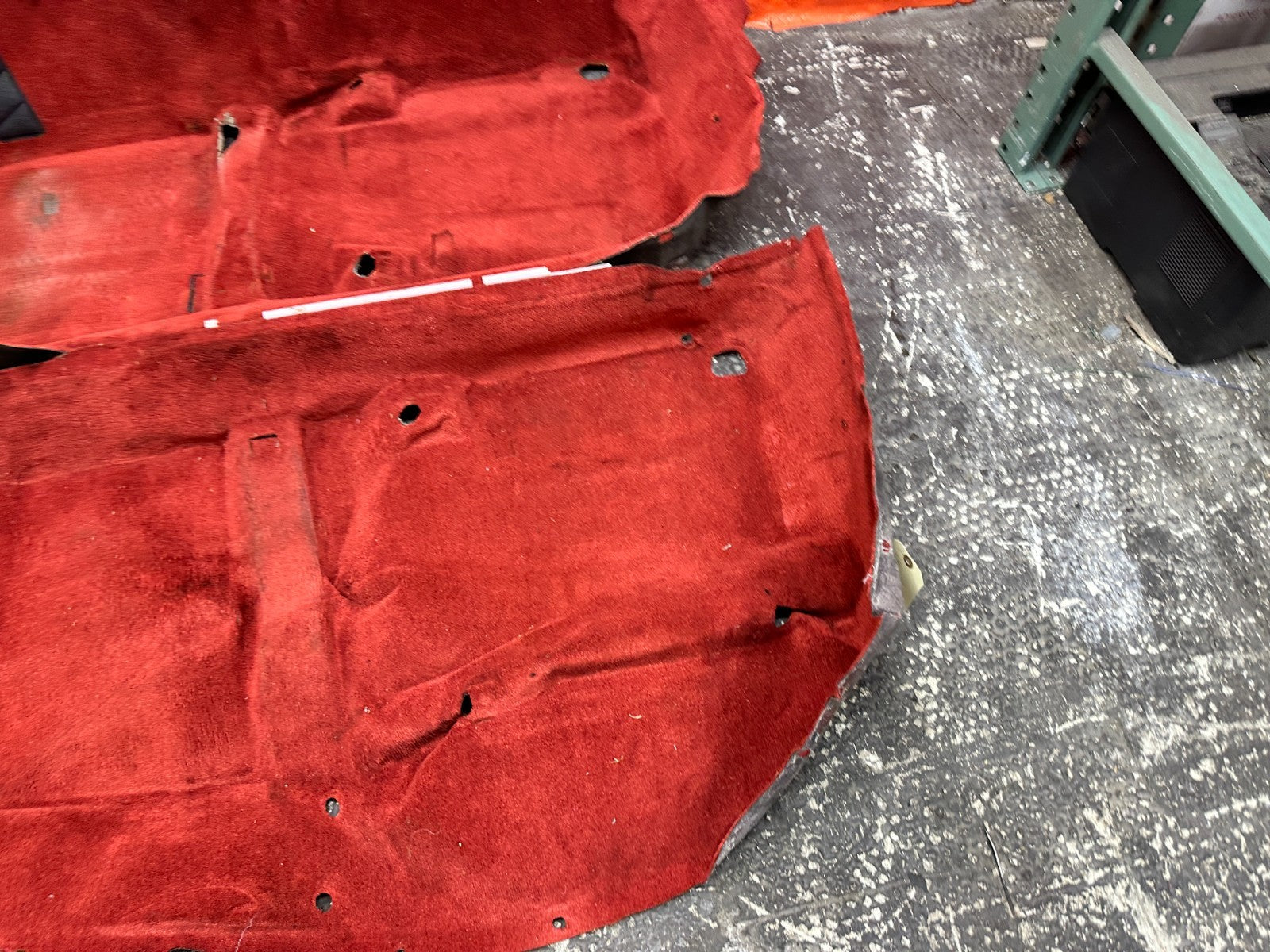 00-09 HONDA S2000 CONV 2.0L 2.2L F20C RED FLOOR CARPET MATS LEFT RIGHT OEM #S2K13