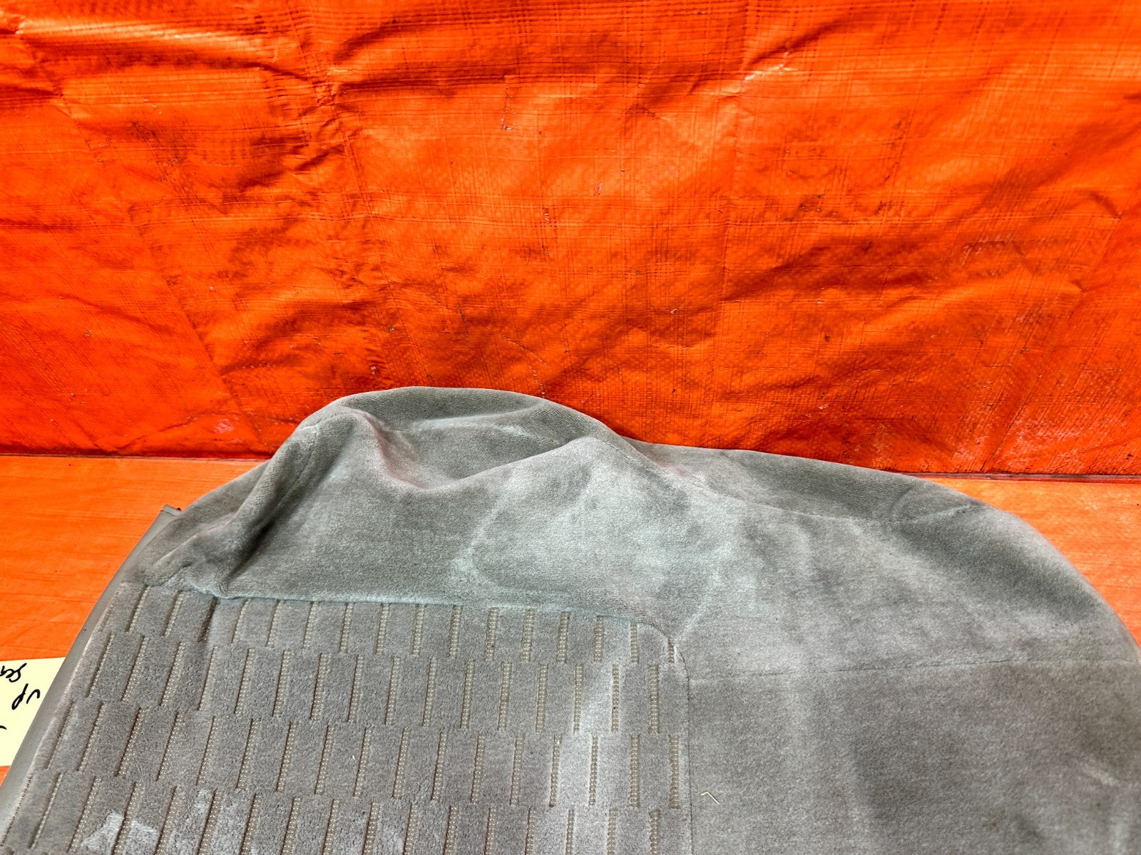 97 01 HONDA PRELUDE DRIVER LEFT FRONT UPPER SEAT SKIN WRAP  TAN OEM 3236