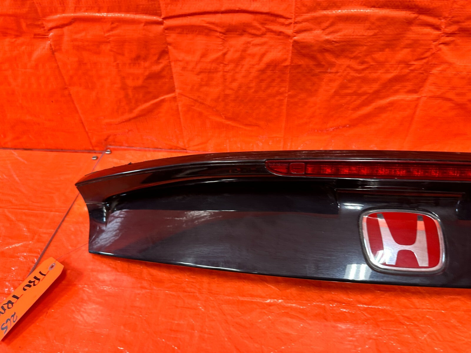 2013 13 HONDA CIVIC SI 2D COUPE   REAR TRUNK SPOILER W/ 3RD BRAKE LIGHT OEM 2658