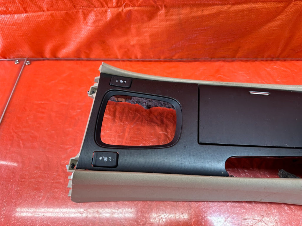 04 08 ACURA TSX   ARM REST / CENTER CONSOLE STORAGE COMPARTMENT BIN TAN OEM #1969