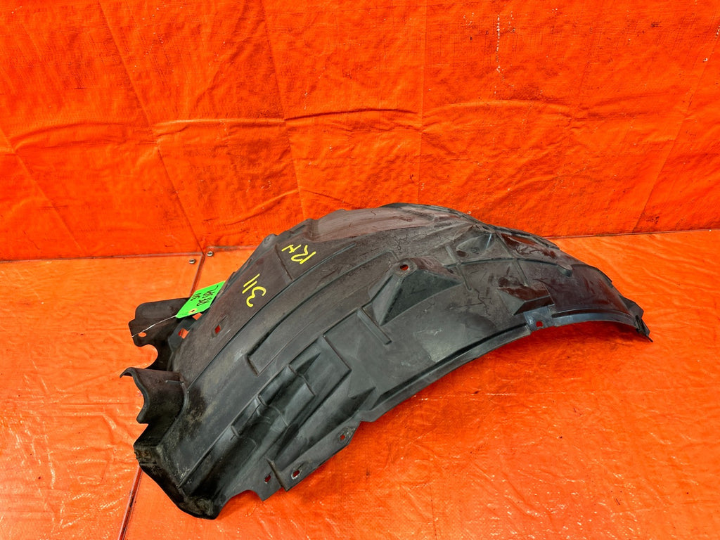 08 15 INFINITI G37 & Q60   RIGHT FRONT FENDER LINER   REAR HALF   OEM 3110