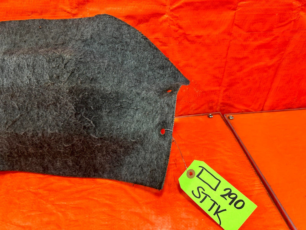 00 09 HONDA S2000   PASSENGER RIGHT   INTERIOR TRUNK CARPET   OEM FACTORY #2901