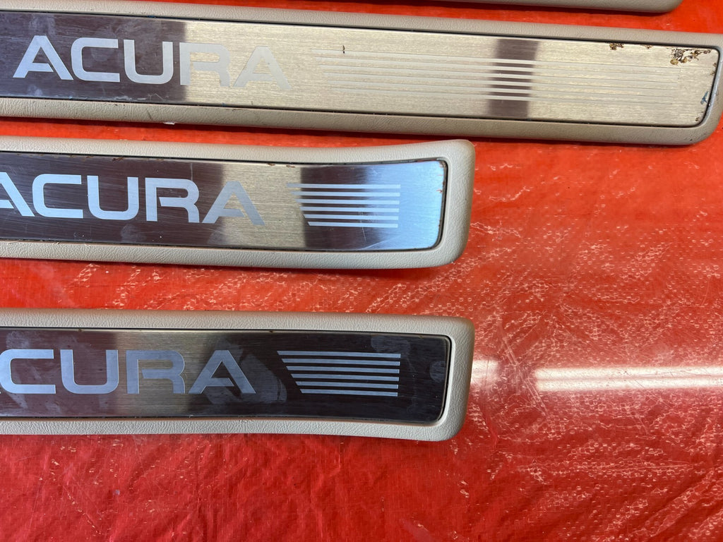 09 14 ACURA TSX   FLOOR PILLAR SCUFF PLATE SET LEFT RIGHT FRONT REAR   OEM #1585