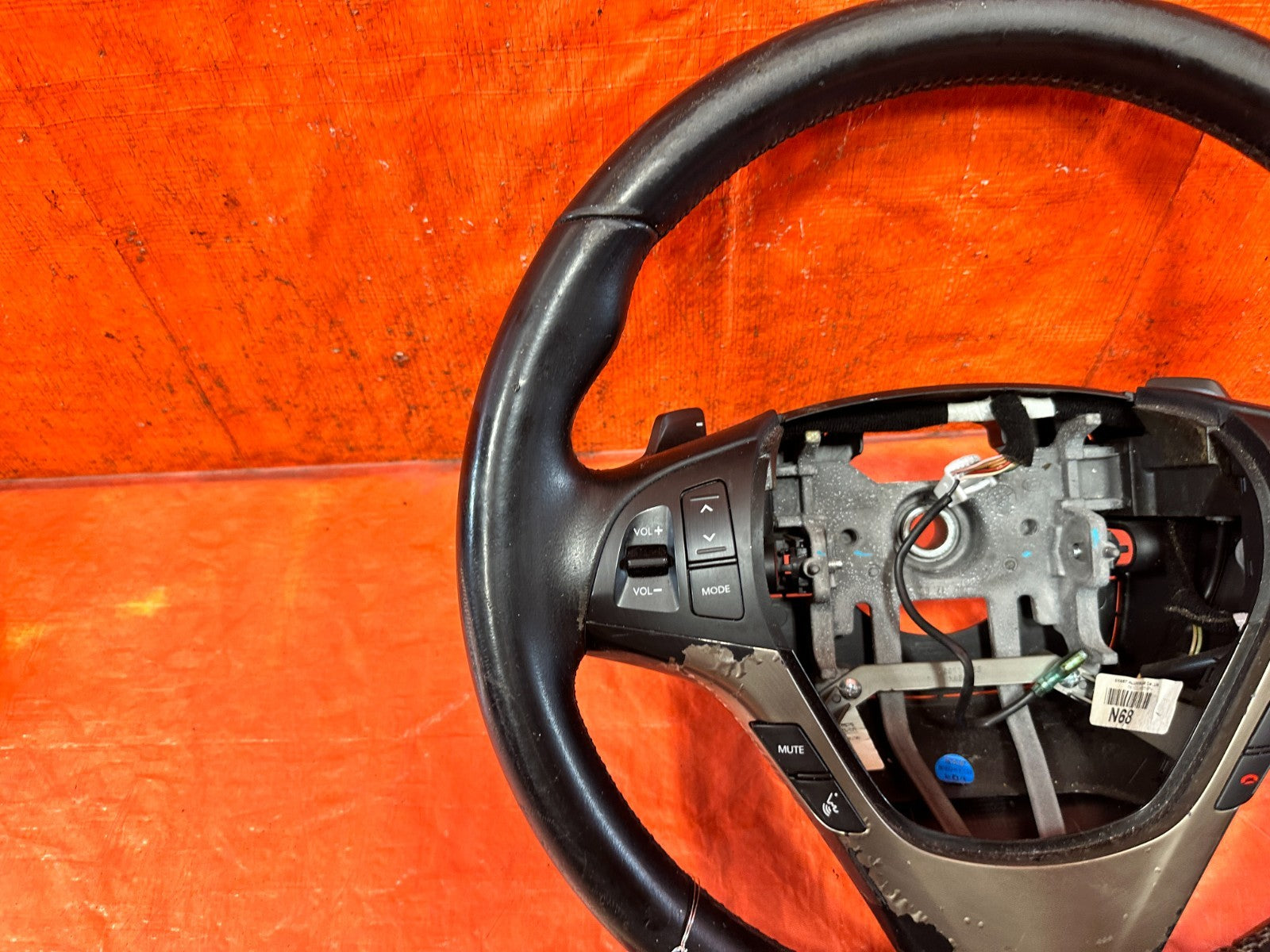 2013 13  HYUNDAI GENESIS COUPE TRACK  STEERING WHEEL W/ PADDLE SHIFTERS OEM 3266
