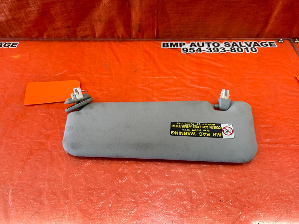 07 09 LEXUS ES350   PASSENGER RIGHT SUN VISOR   LIGHT GRAY   OEM FACTORY #2440
