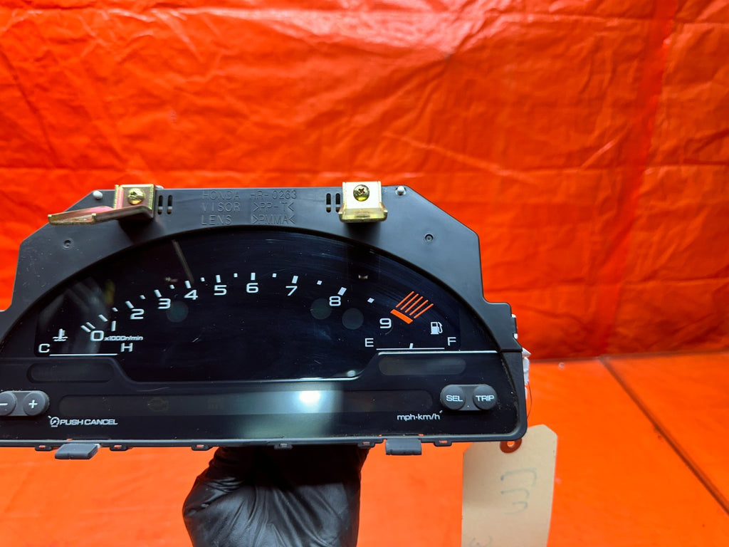 00 03 HONDA S2000 AP1 2.0L INSTRUMENT GAUGE CLUSTER SPEEDOMETER TACHOMETER 3376