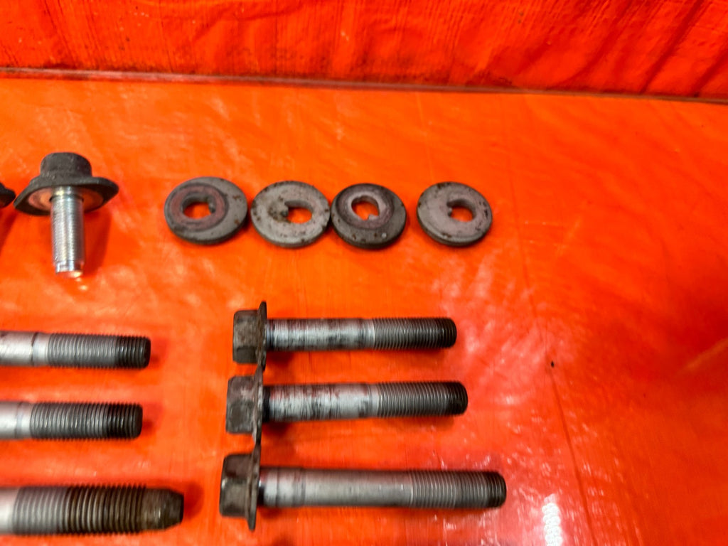 08 15 INFINITI G37 & Q60 COMPLETE REAR CONTROL AR CAMBER CASTER BOLTS OEM 3117