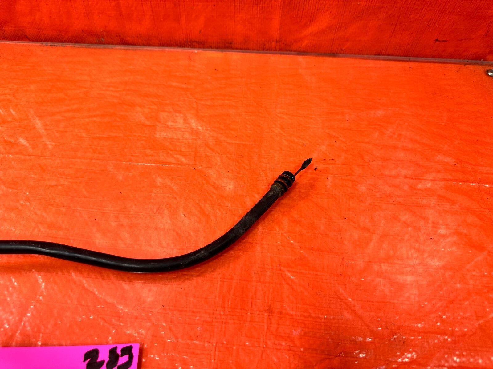 08 14 SUBARU IMPREZA WRX STI   EJ257 ENGINE OIL DIP STICK & HOUSING TUBE OEM 2835