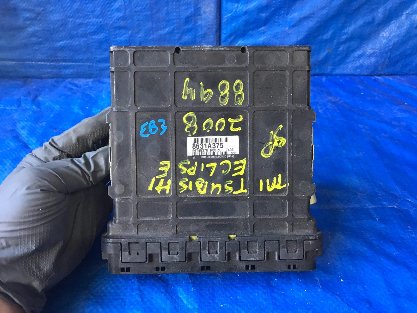OEM 2008 08 MITSUBISHI ECLIPSE ENGINE COMPUTER ECU ECM EBX   E6T453780