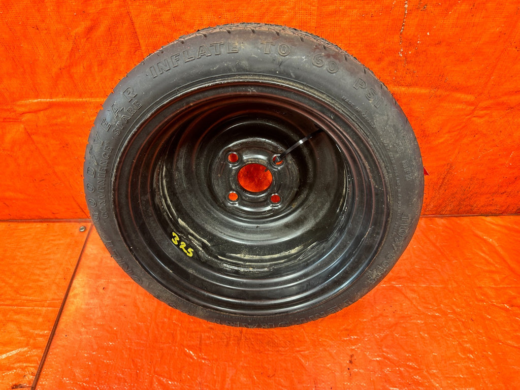 90 91 HONDA CIVIC HATCHBACK   EMERGENCY SPARE BACK UP TIRE WHEEL RIM    OEM #32510