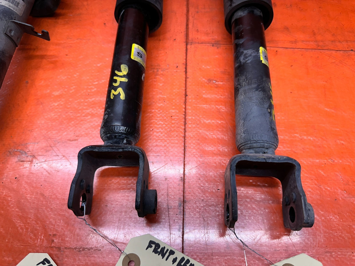 03-08 NISSAN 350Z FRONT SHOCKS SPRINGS STRUTS AND REAR SHOCKS SET OEM #3464