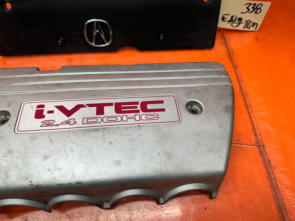 04-05 ACURA TSX 2.4L K24A2 INTAKE MANIFOLD COIL PACK COVER TRIM OEM #3386