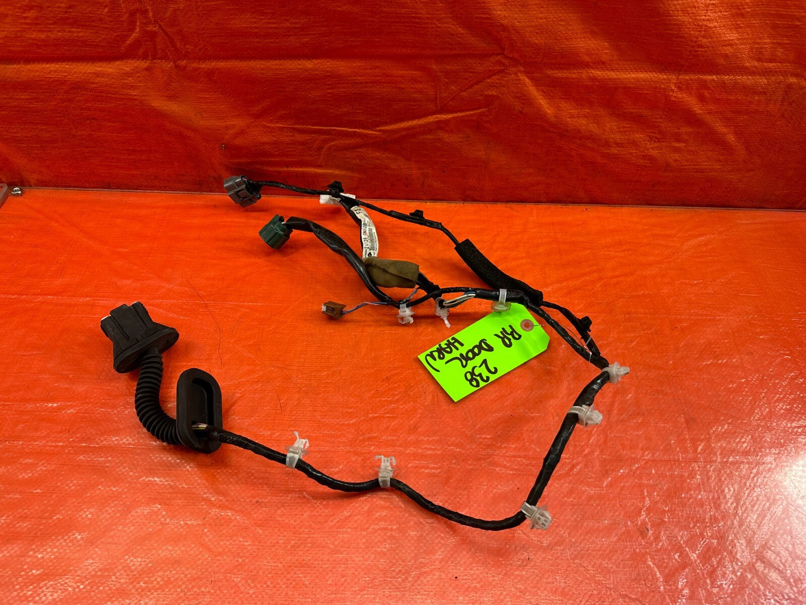 2012 INFINITI G37 SEDAN PASSENGER RIGHT REAR DOOR WIRING HARNESS WIRE LOOM 2380