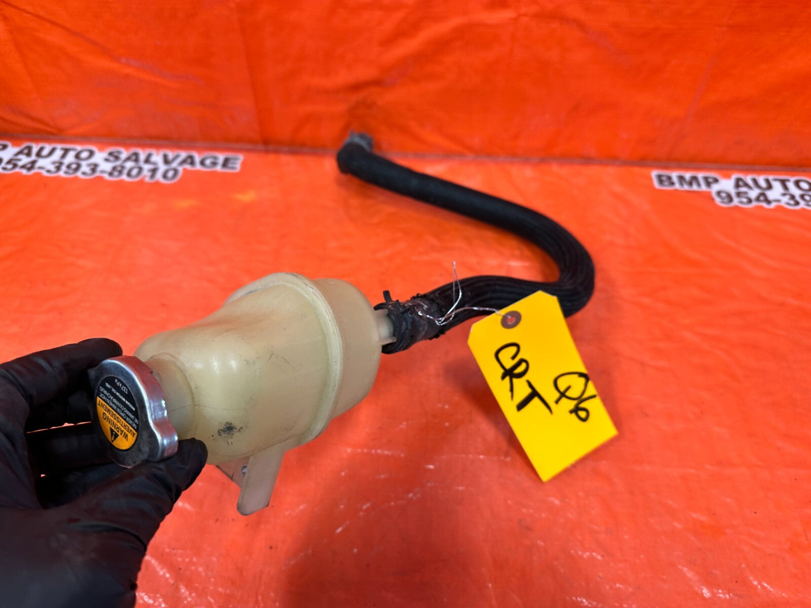 16 20 INFINITI Q50 & Q60   3.0L   COOLANT TANK LEFT RESERVOIR TANK BOTTLE   OEM5
