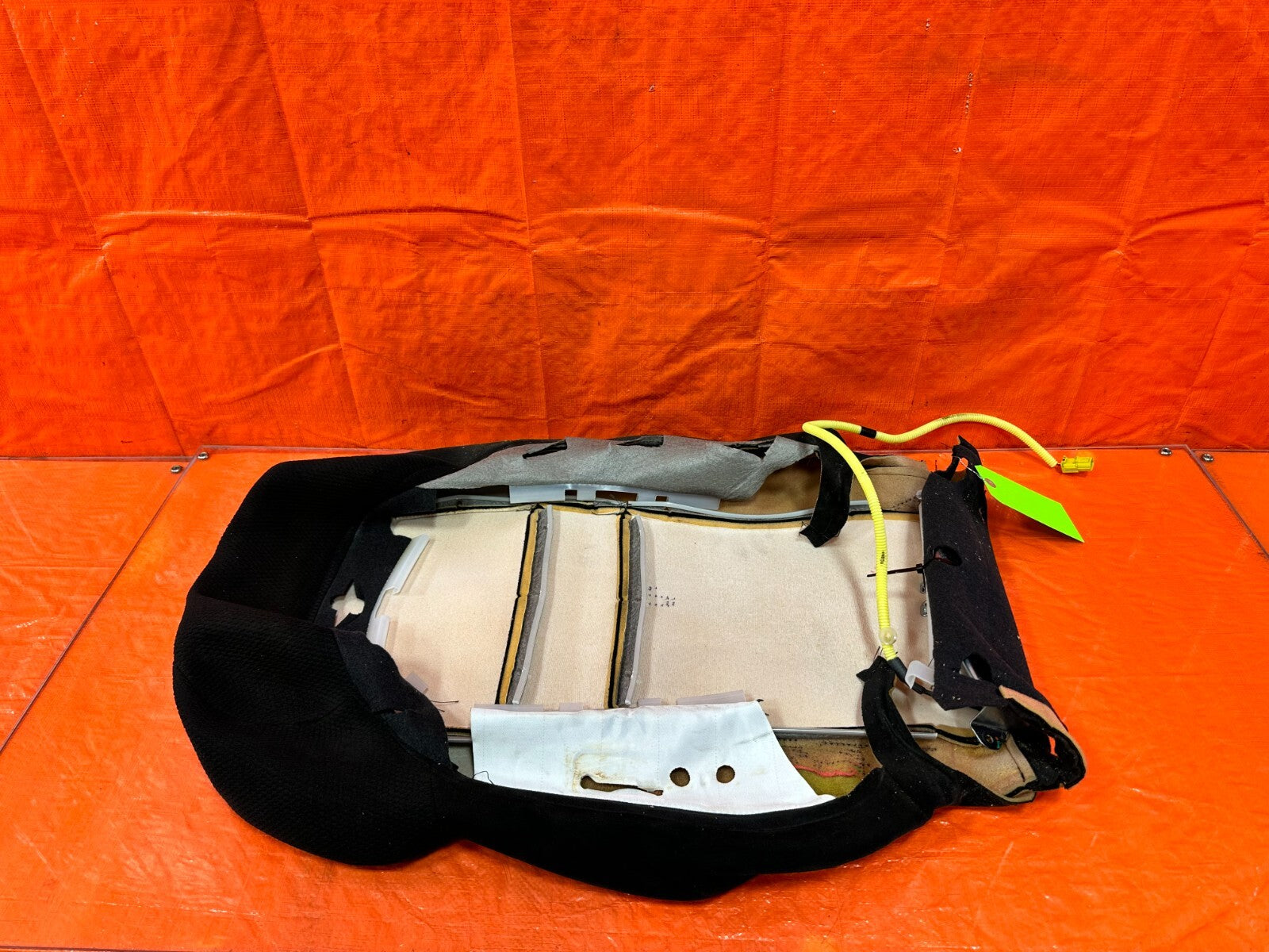 06 11 HONDA CIVIC SI DRIVER LEFT FRONT UPPER SEAT SKIN CLOTH FABRIC COVER OEM 8211