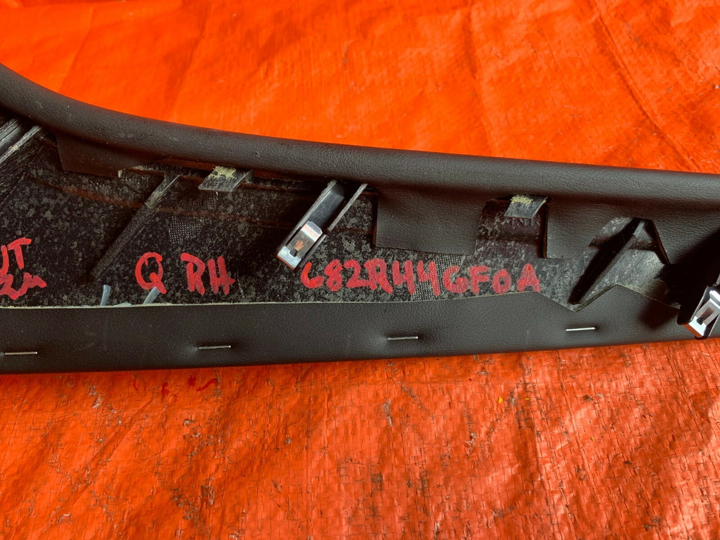 OEM 2016   2018 INFINITI Q50   CENTER CONSOLE TRIM   PASSENGER RIGHT   BLACK 8