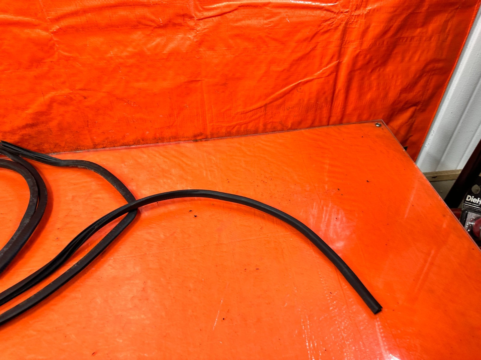 92 95 HONDA CIVIC 2D COUPE CHASSIS 2 DOOR OPEN TRIM WEATHER STRIP LEFT FRONT 3272