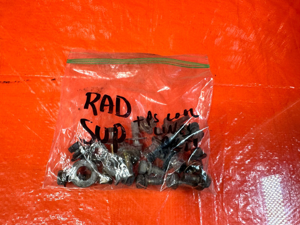 03 06 LANCER EVOLUTION VIII 8 EVO IX 9   RADIATOR SUPPORT BOLTS HARDWARE #EVO98