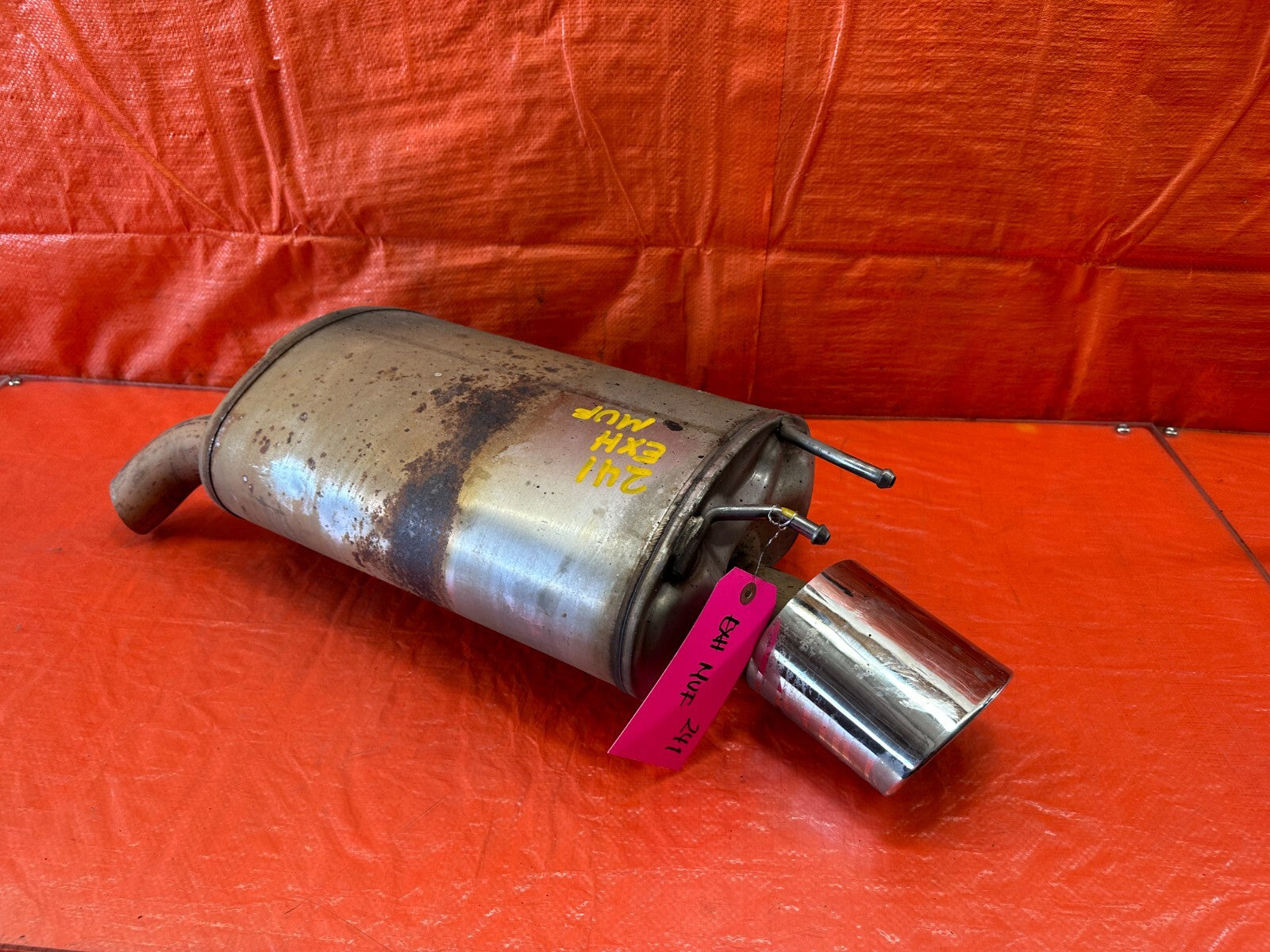 13 15 HONDA ACCORD SEDAN   FACTORY EXHAUST MUFFLER TAIL PIPE PAN   OEM #2410