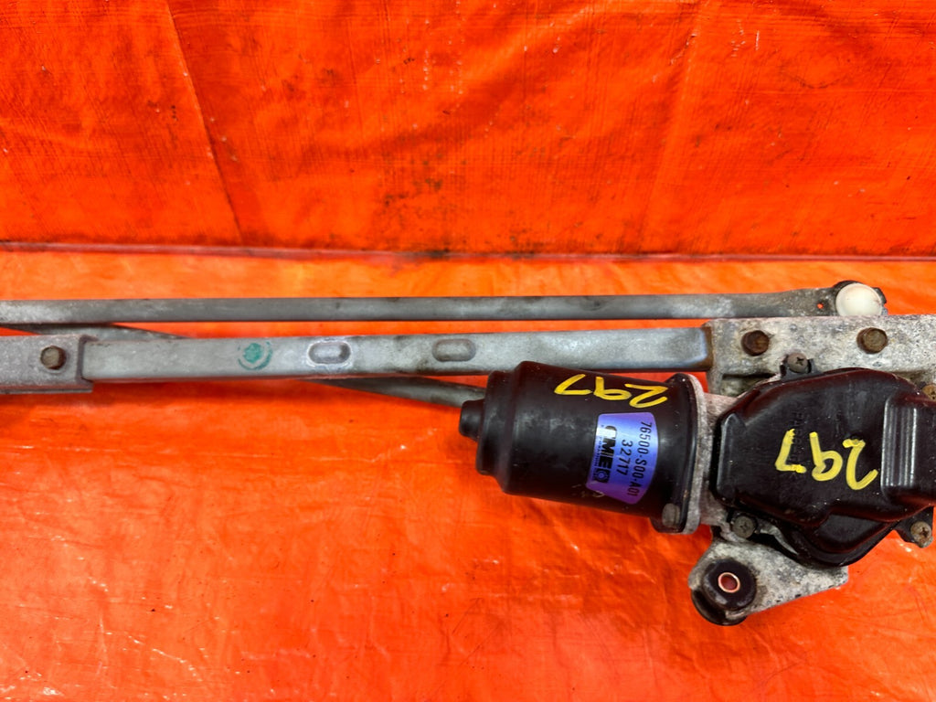 96 00 HONDA CIVIC   WINDSHIELD WIPER MOTOR AND WIPER LINKAGE COMBO   OEM #2973