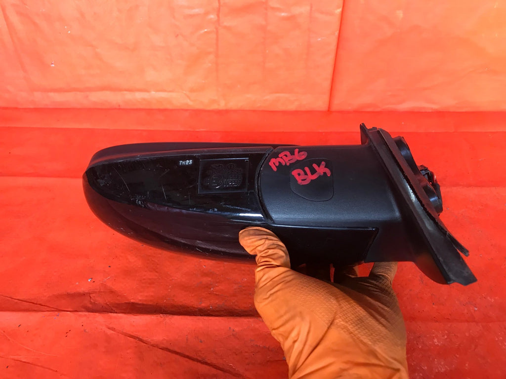 OEM 2007 07 HYUNDAI ACCENT SEDAN DRIVER LEFT SIDE VIEW MIRROR   BLACK   POWER   7