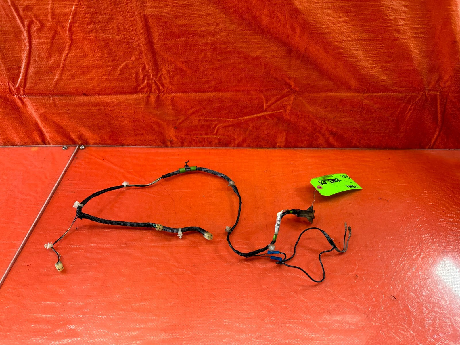 1989 89 HONDA CRX DX SI PASSENGER RIGHT FRONT DOOR WIRING HARNESS WIRE LOOM 2430