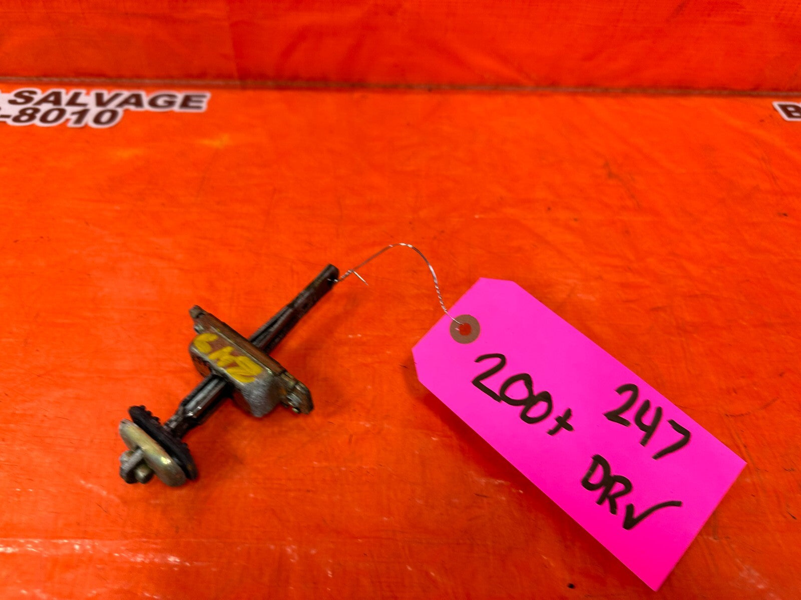90 96 ACURA INTEGRA 2D   LEFT / RIGHT   DOOR CHECKER HINGE ARM STOPPER OEM 2475