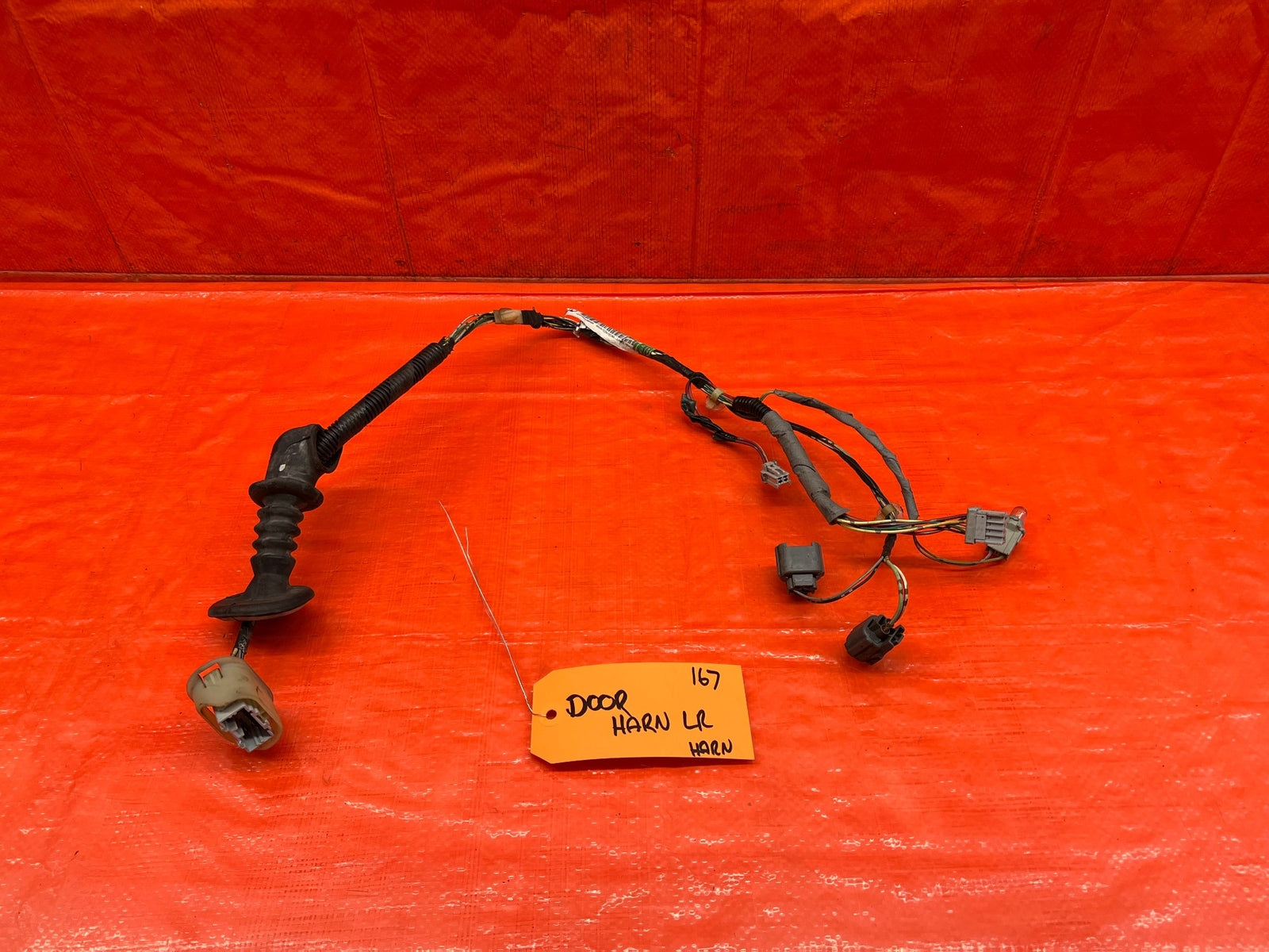 01 02 HONDA ACCORD SEDAN EX   DOOR WIRING HARNESS WIRE LOOM   DRIVER LEFT REAR  0