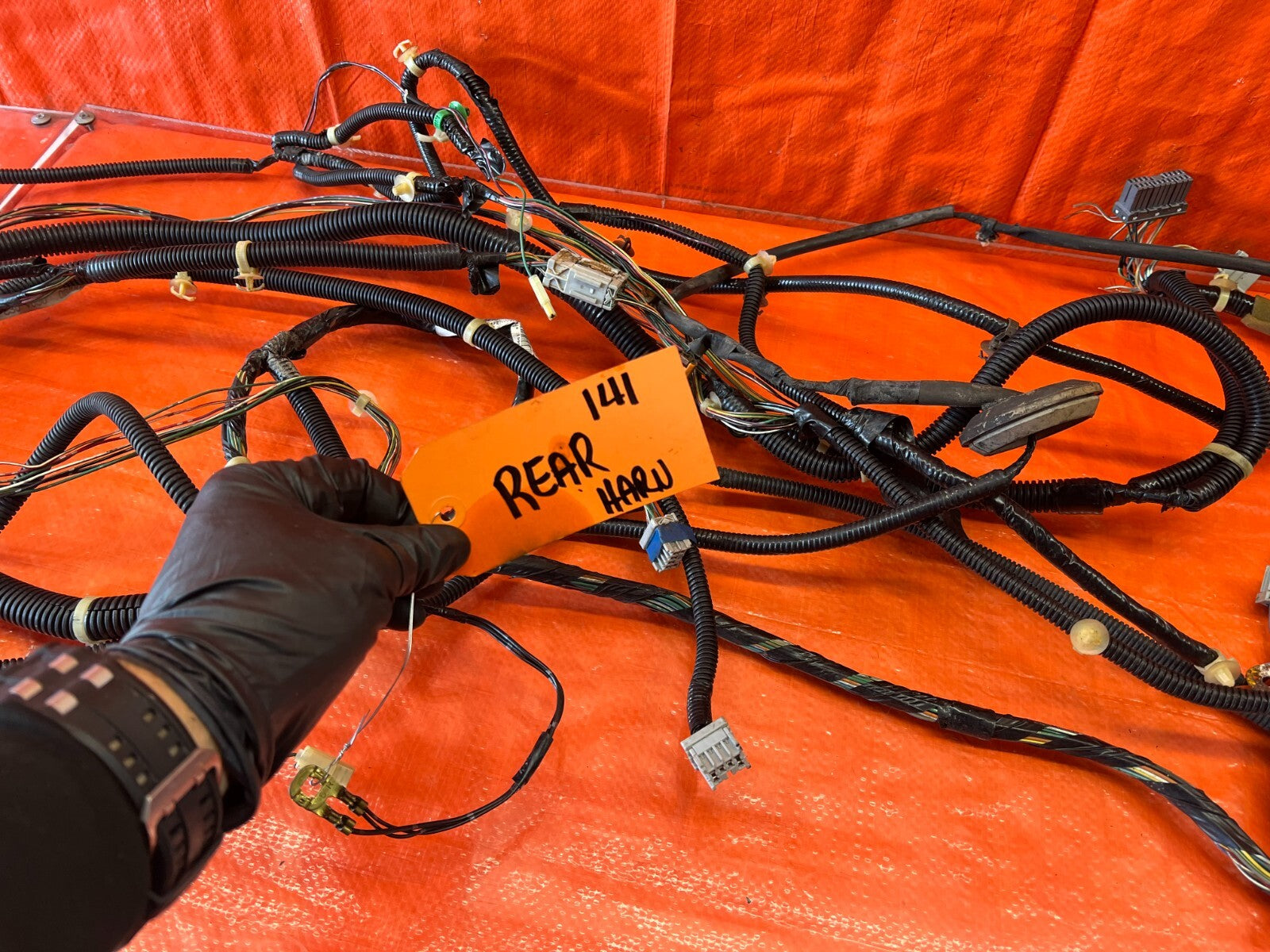 99 01 HONDA PRELUDE BASE INTERIOR FLOOR WIRING HARNESS WIRE LOOM LEFT SIDE #1418