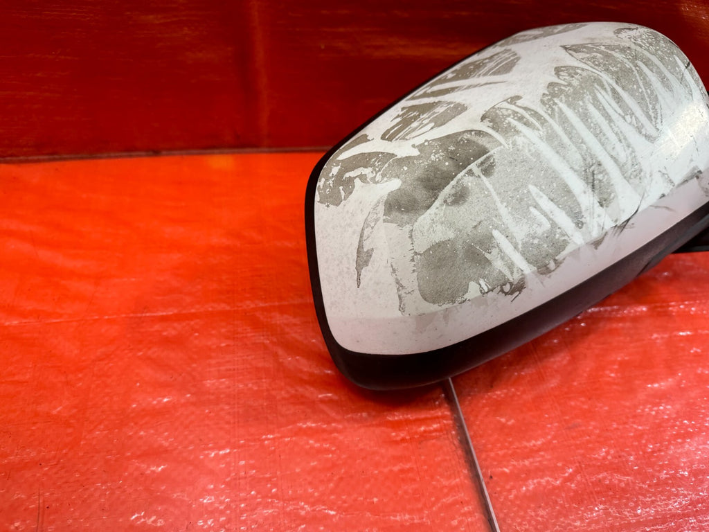 08 15 LANCER EVOLUTION X EVO 10   PASSENGER RIGHT SIDE VIEW MIRROR WHITE OEM 2171